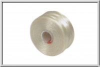 S-Lon, Size D, Beading Thread, Fdelgarn, cream, 1 Spule